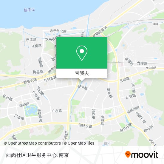 西岗社区卫生服务中心地图