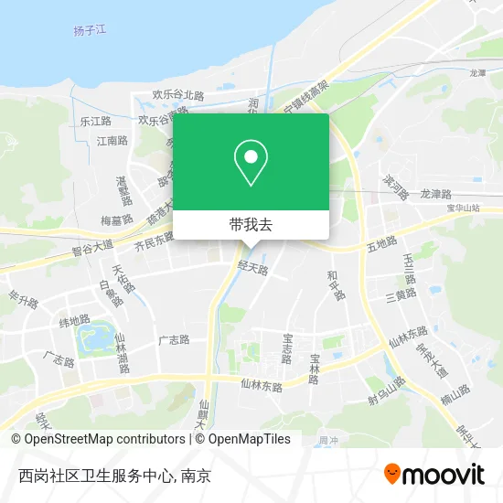 西岗社区卫生服务中心地图