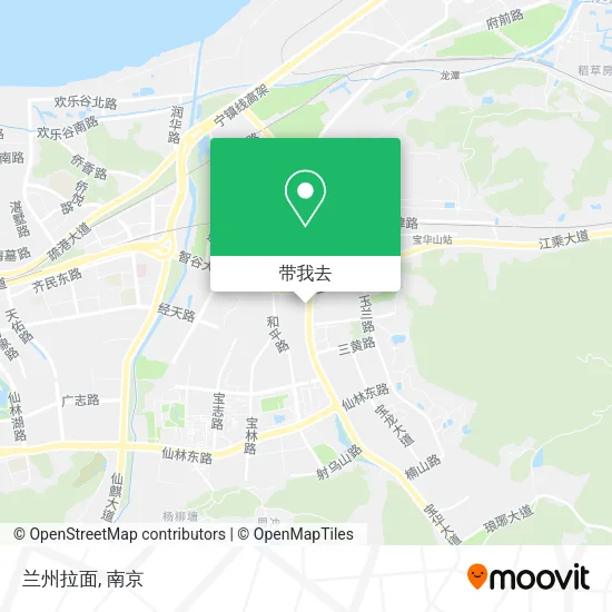 兰州拉面地图