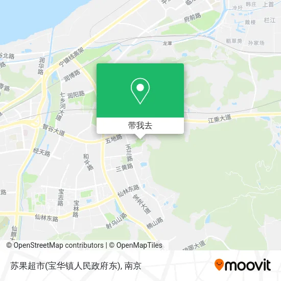 苏果超市(宝华镇人民政府东)地图