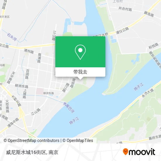 威尼斯水城16街区地图