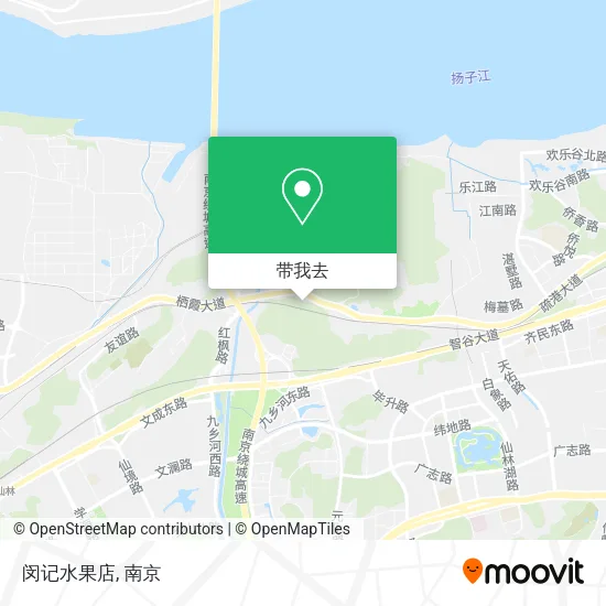 闵记水果店地图