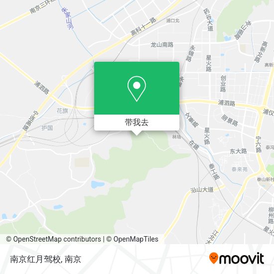 南京红月驾校地图