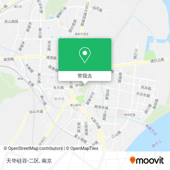 天华硅谷-二区地图