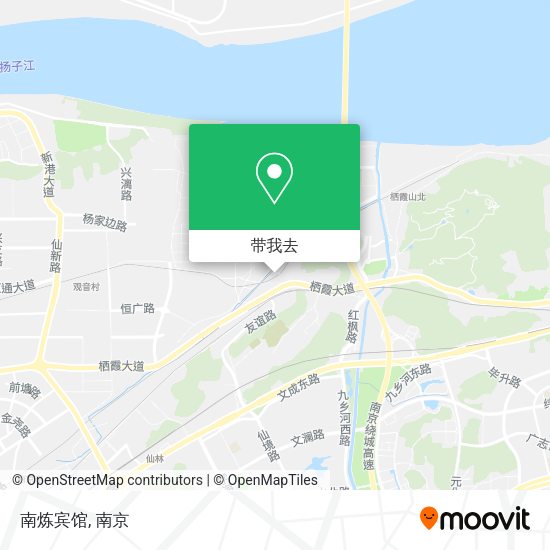 南炼宾馆地图