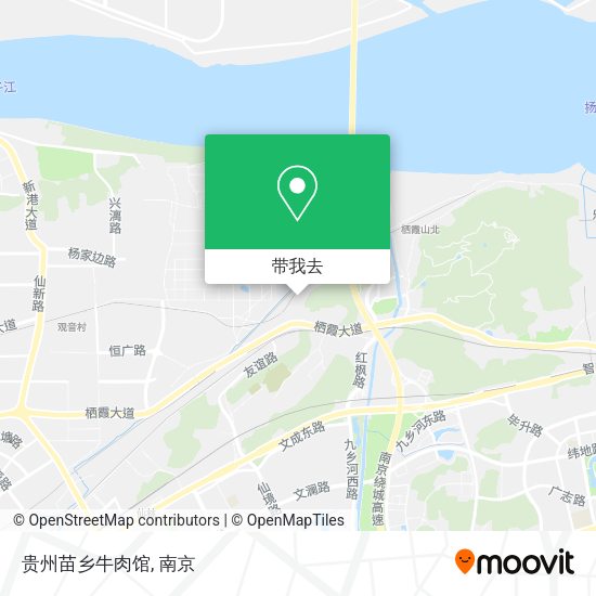 贵州苗乡牛肉馆地图