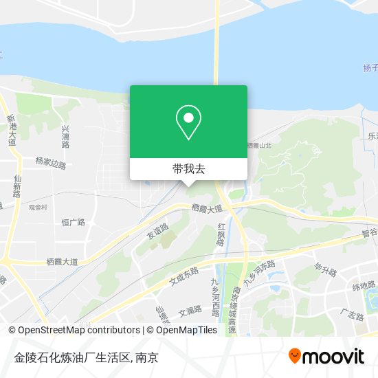 金陵石化炼油厂生活区地图