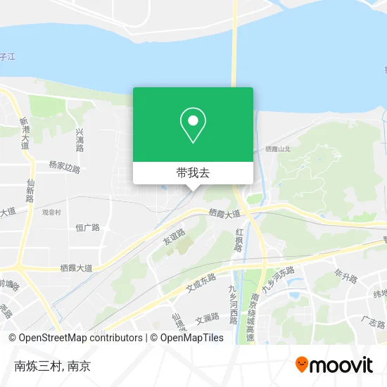 南炼三村地图
