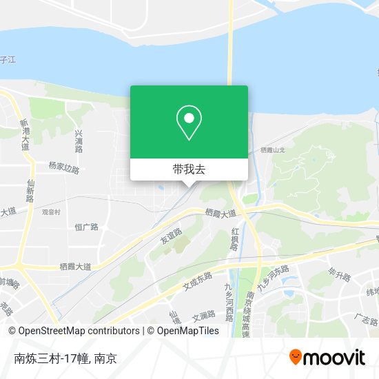 南炼三村-17幢地图