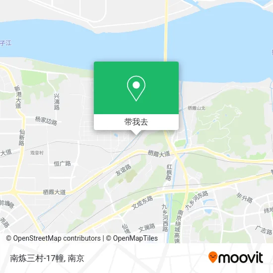 南炼三村-17幢地图