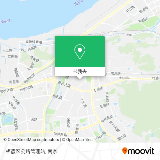 栖霞区公路管理站地图