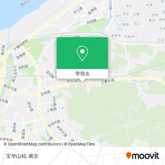 宝华山站地图