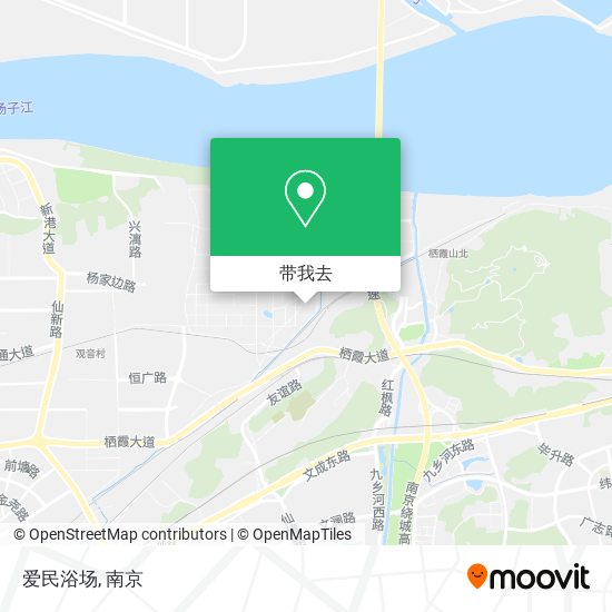 爱民浴场地图