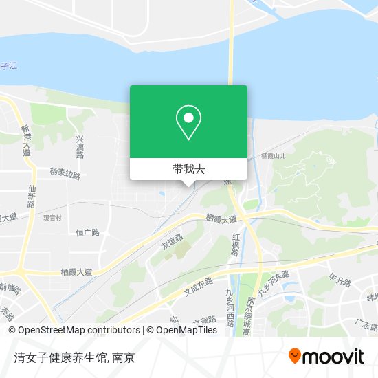 清女子健康养生馆地图
