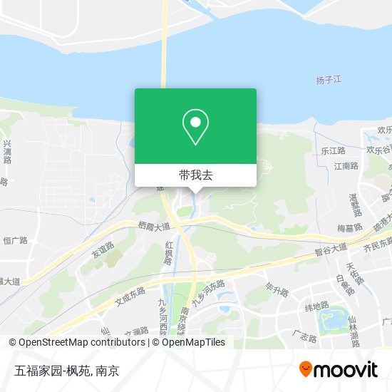 五福家园-枫苑地图