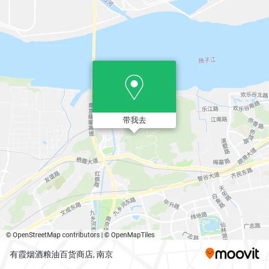有霞烟酒粮油百货商店地图