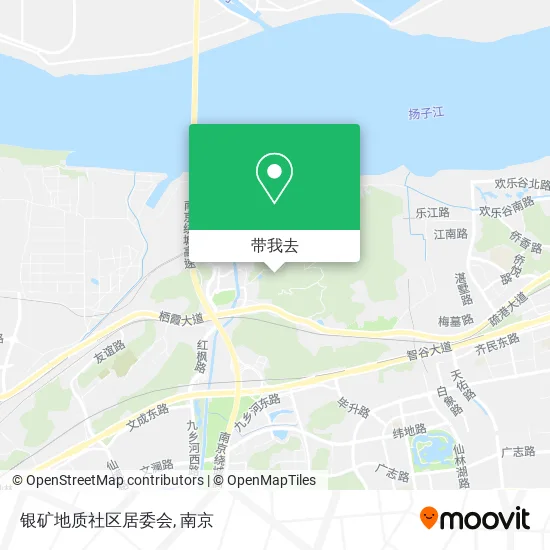 银矿地质社区居委会地图