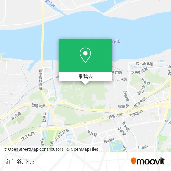 红叶谷地图