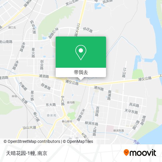 天晴花园-1幢地图