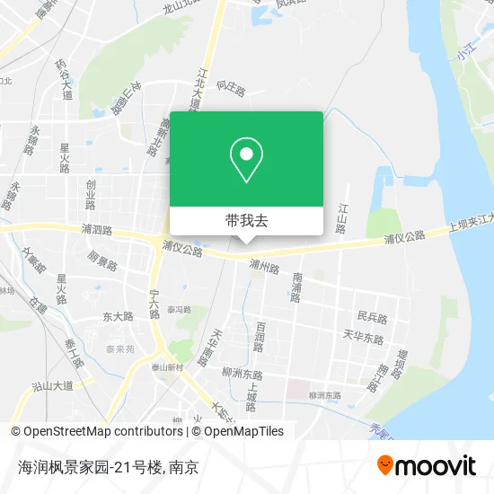 海润枫景家园-21号楼地图