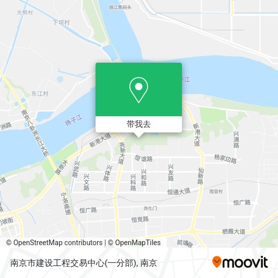 南京市建设工程交易中心(一分部)地图