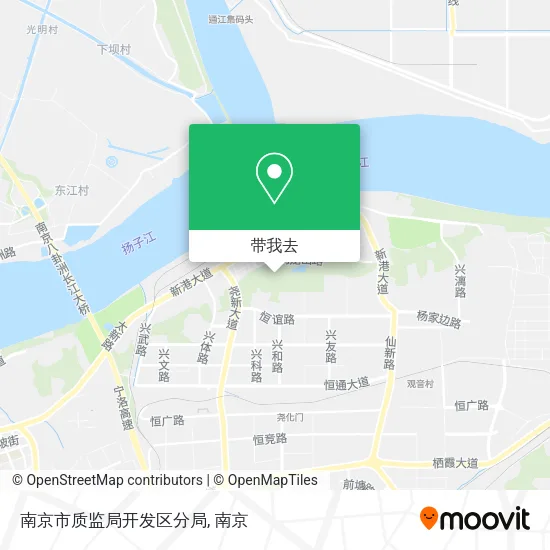 南京市质监局开发区分局地图