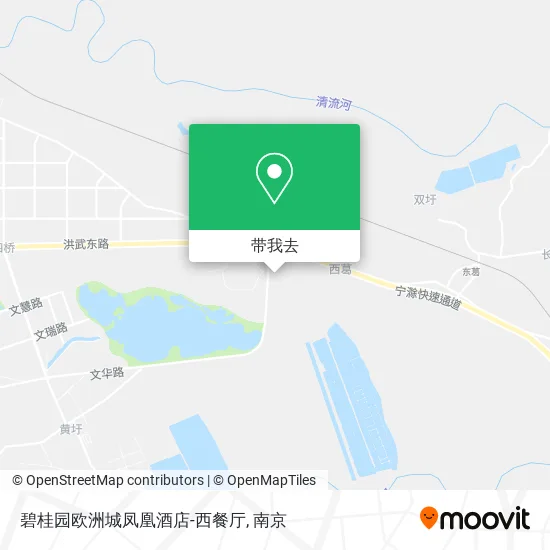 碧桂园欧洲城凤凰酒店-西餐厅地图