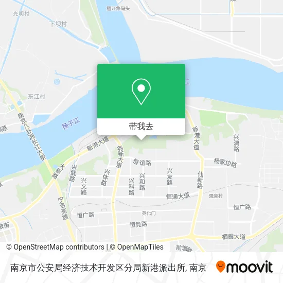 南京市公安局经济技术开发区分局新港派出所地图