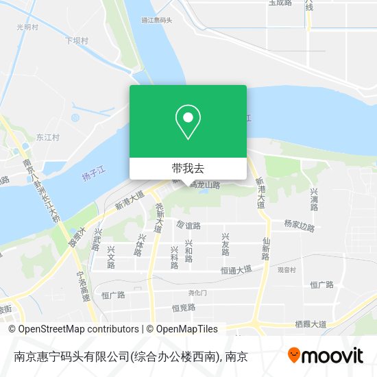 南京惠宁码头有限公司(综合办公楼西南)地图