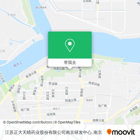 江苏正大天晴药业股份有限公司南京研发中心地图