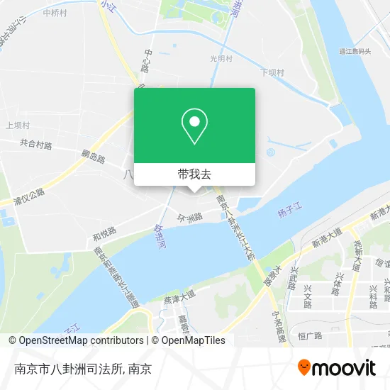 南京市八卦洲司法所地图