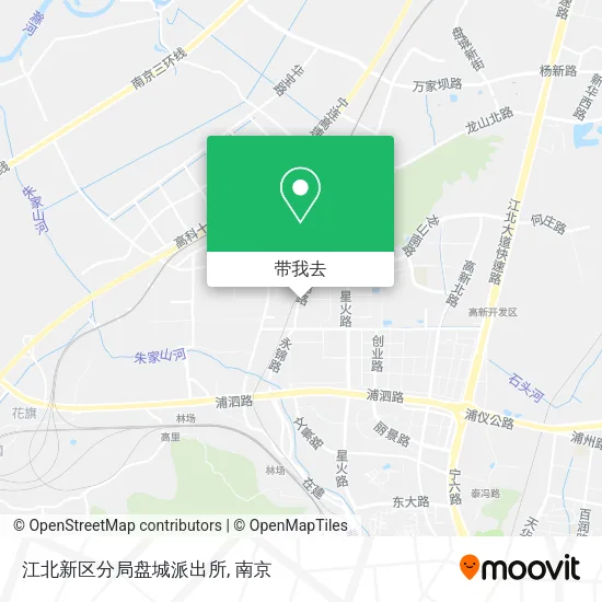 江北新区分局盘城派出所地图