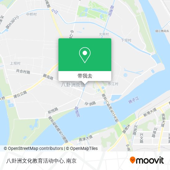 八卦洲文化教育活动中心地图
