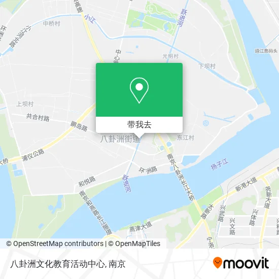 八卦洲文化教育活动中心地图