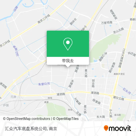 汇众汽车底盘系统公司地图