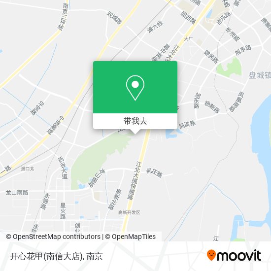 开心花甲(南信大店)地图