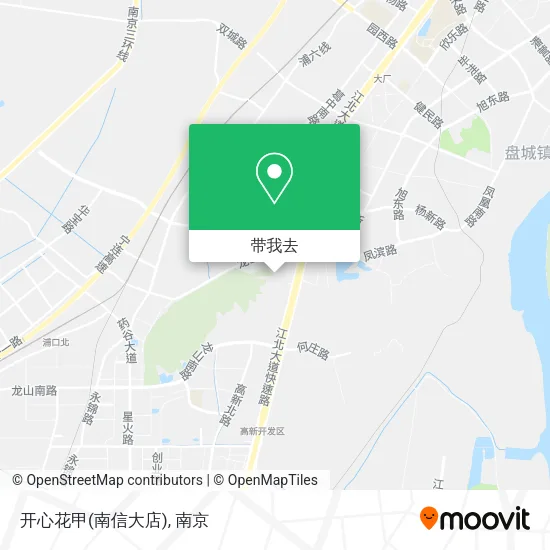 开心花甲(南信大店)地图