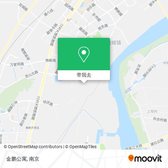 金鹏公寓地图