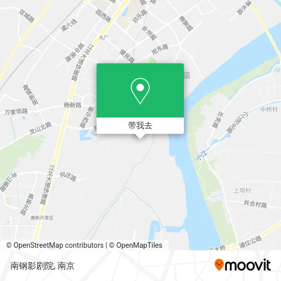 南钢影剧院地图