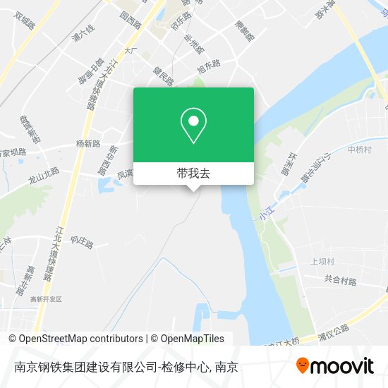 南京钢铁集团建设有限公司-检修中心地图