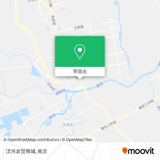 汊河农贸商城地图