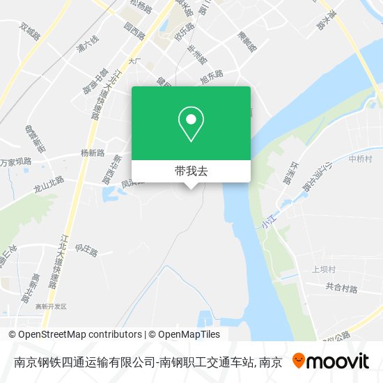 南京钢铁四通运输有限公司-南钢职工交通车站地图