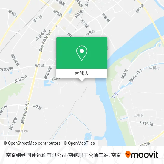 南京钢铁四通运输有限公司-南钢职工交通车站地图