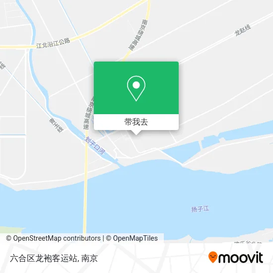 六合区龙袍客运站地图