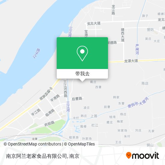 南京阿兰老家食品有限公司地图