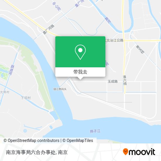 南京海事局六合办事处地图
