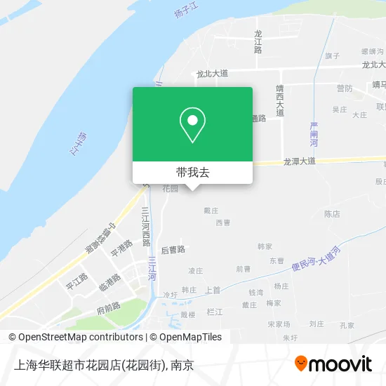 上海华联超市花园店(花园街)地图