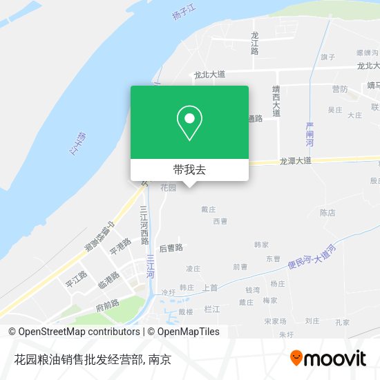 花园粮油销售批发经营部地图
