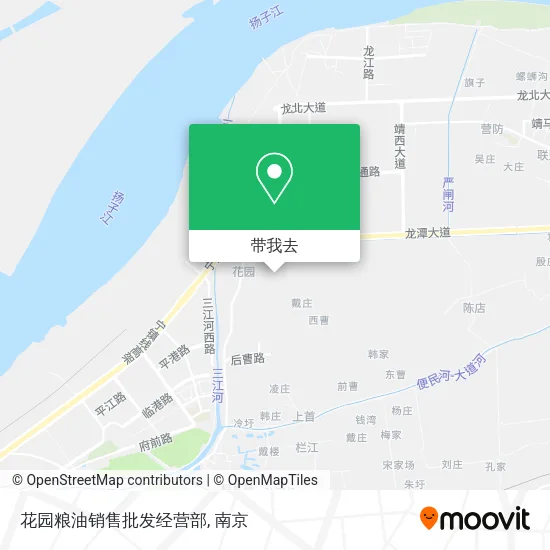 花园粮油销售批发经营部地图