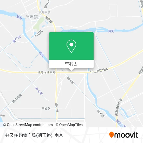 好又多购物广场(润玉路)地图